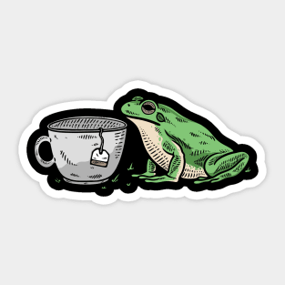 None Of My Business Frog Sticker